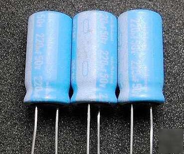 10 x nichicon muse bt 220UF 50V nos 