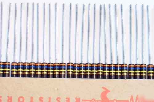 50) 360K ohm 1/2W carbon composition resistors 5%
