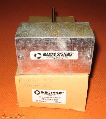 New mamac systems temperature sensor te-205-b-1-b-2