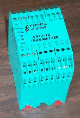 Pepperl + fuchs khtx-tc powered transmitter