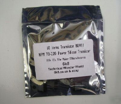 10 items BD911 transistor