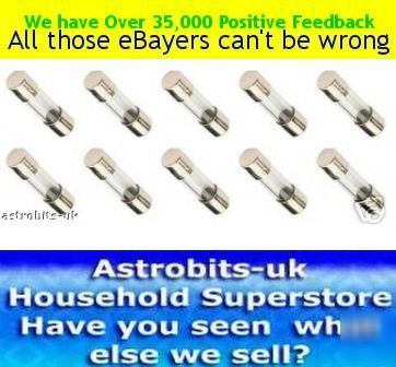 10 x F2.5A antisurge quick blow 5 x 20MM glass fuses