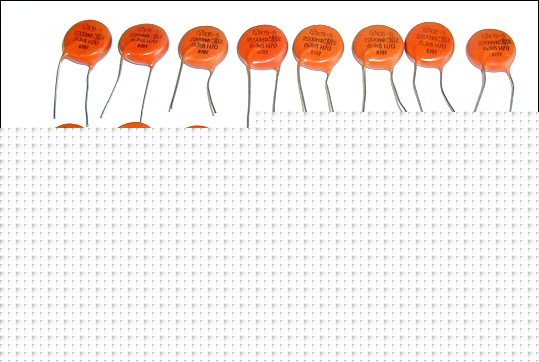 2200PF 6.3KV hv ceramic capacitors. lot of 15