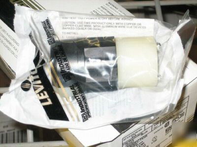 Leviton 5269-c 15A 125V straight blade connector 
