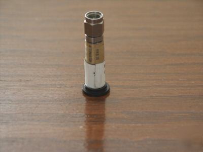 Wiltron 41KB-10 coaxial fixed attenuator, dc-26.5 ghz, 