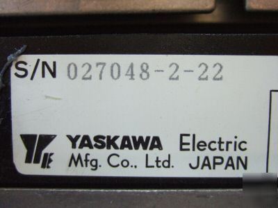Yaskawa servopack cacr-PR0AE4ESY6
