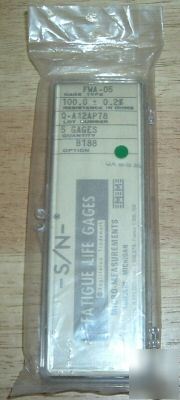 Micro measurements fwa-05 -s/n- fatigue life gages nos