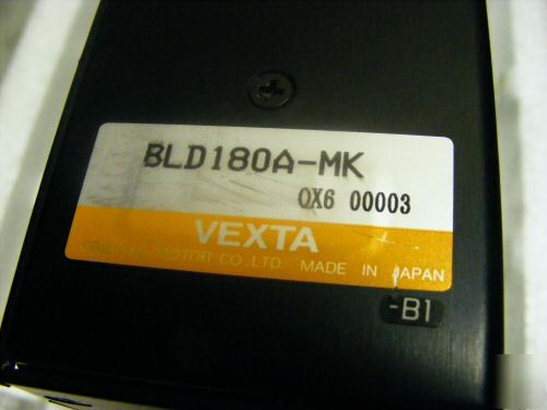 Vexta brushless motor & controler drive oriental co.