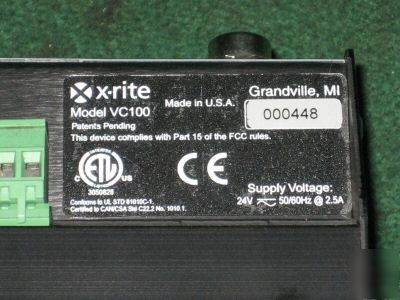 X-rite VC100 vericolor programmable hub