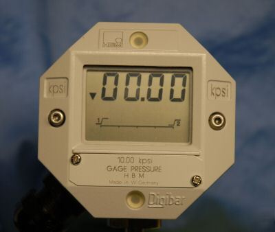 Digibar hbm 10000PSI digital pressure gauge - excellent