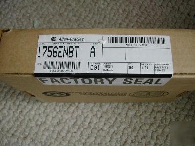 Factory sealed allen bradley 1756-enbt/a