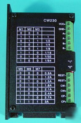 New CW230 â€“ 2 phase microstepping stepper motor driver