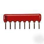 19 - 47K ohm/.2 w 8-pin sip isolated resistor network