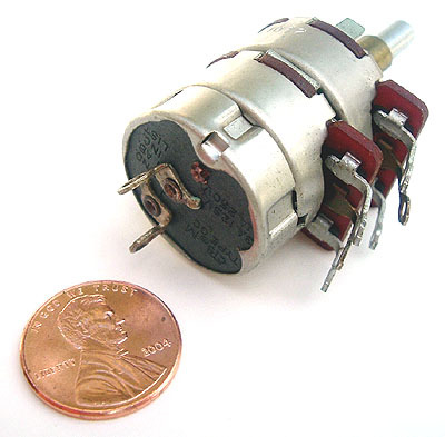 Dual potentiometer ~ 10K & 25K with spst switch (2)