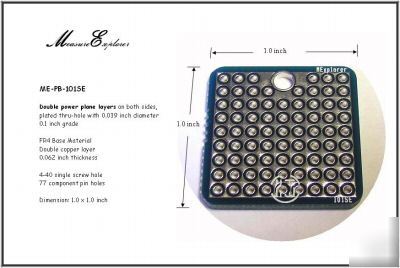 Me-pb-101SE FR4 double layer plated prototype board