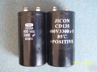 New 3300UF 400V tmc aluminum electrolytic capacitor