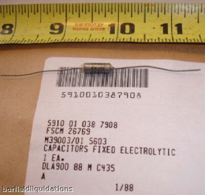 New lot 275 fixed ele capacitors p/n: M39003/01 5603