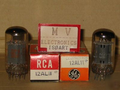 2 tubes 12AL11 rca+ge - valvole rÃ¶hren lampes