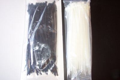  4'' 5.5 8'' 11'' 14'' cable wire ties ty rap 500 nat