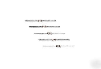 New 6.8K ohm 1/2 watt 5% carbon resistor - <lot of 5>