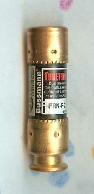 New bussmann frn-r-2 250 volt 2 amp time delay fuse