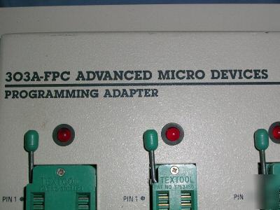 Qty 2 data i/o programmer adapters 303A-011A & 303A-fpc