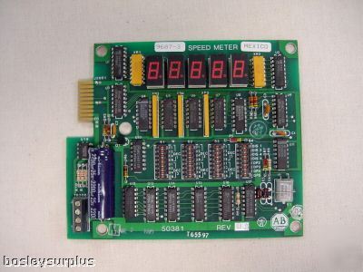 Allen bradley 1334-mod-e programmable speed meter