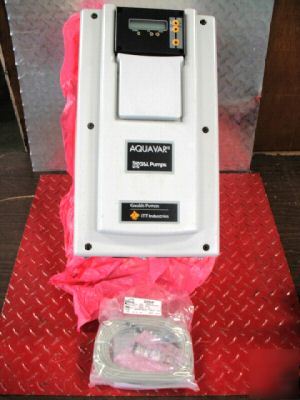 New goulds itt aquavar variable speed drive, 5HP, 