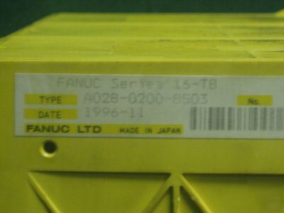 Fanuc 16-tb cnc control A02B-0200-B503