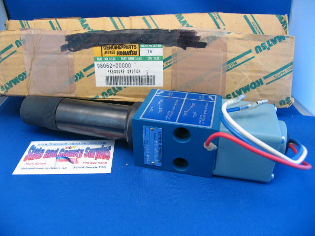 Komatsu part # 98062-00000 pressure switch