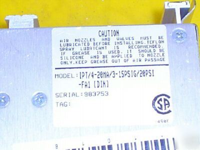 Lot of 7 moore ipt current pressure transmitters ipt/4