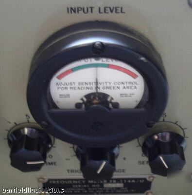 Sentinel electronics frequency meter fr-114A/u ham 