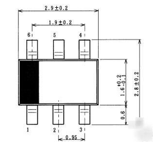 NJG1553BF 1.9GHZ band gaasfet rf mixer mmic njr 100PC