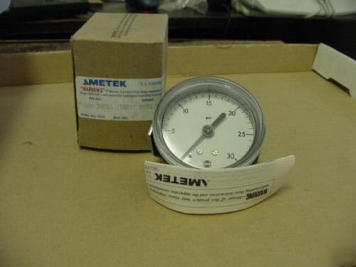 New ametek P844U pressure gauge 30 psi in box >