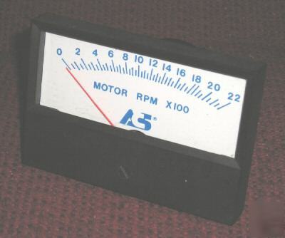 Simpson - rpm meter - scaled 0 - 22 rpm