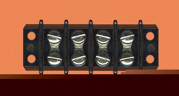 Lot (12 ) kulka dual 4 posn terminal blocks 30A 600V