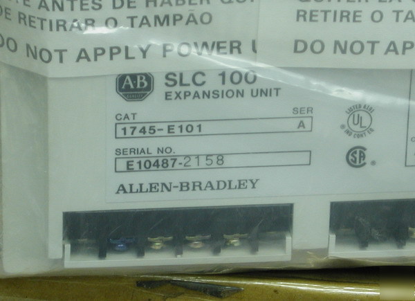 Allen bradley slc 100 controller expansion 1745-E101 