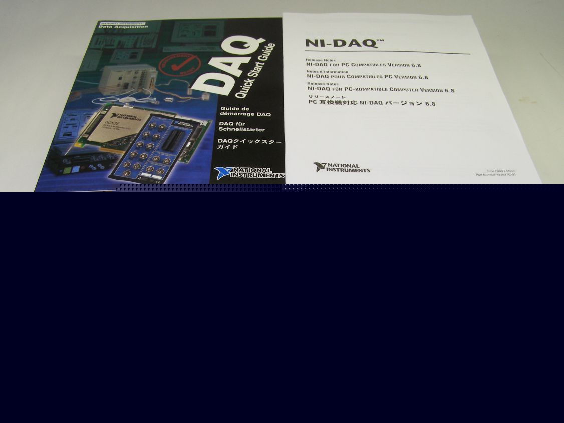 National instruments ni-daq data aquisition driver soft