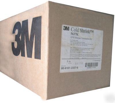 New in box 3M cold shrink 5633K qtii silicone term kit