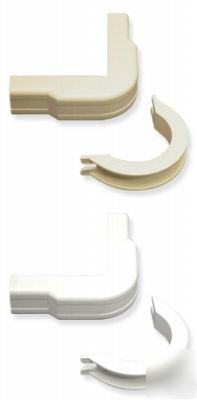  icc outside corner w/ base fitting 1Â¼ 10 pk ivory