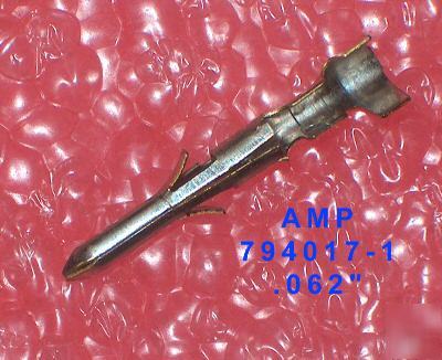 10 pc amp / tyco 18-24 gauge male terminal 794017-1