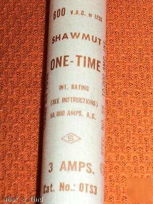 New 10 shawmut ots 3 amp fuse warranty OTS3 