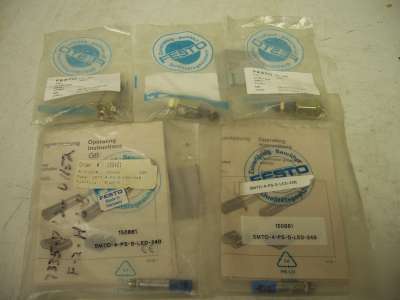 New festo 150861(2) and festo fk-M8 #2062 (3) 