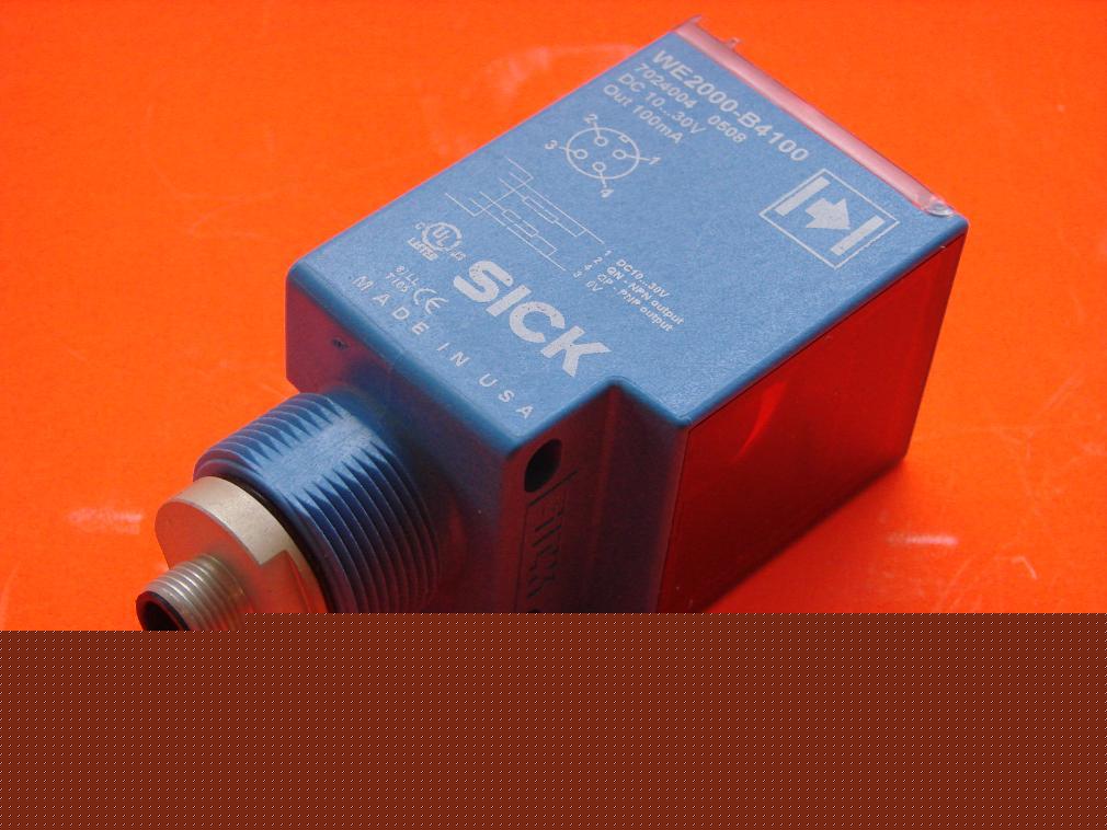 New sick optic WE2000-B4100 photo sensor #7124 g