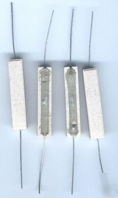 10 watt power resistors 4000 ohm, lot of 4 made in usa