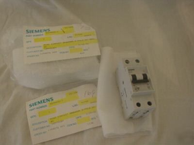 Siemens 5SX4202-7 2 pole 2A 380V mini circuit breaker 