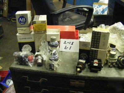 15 allen bradley mixed lot 800MR 800T 800H 700