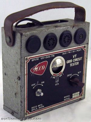 Seco vt grid circuit tube tester model gct-3