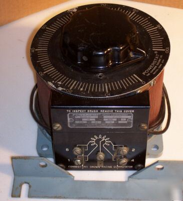 Variac superior elec powerstat 140V 12.3A M489B