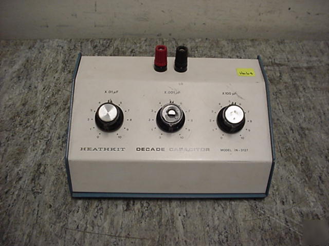 Heathkit decade capacitor model in-3127